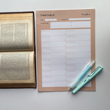 Load image into Gallery viewer, The Daily Timetable