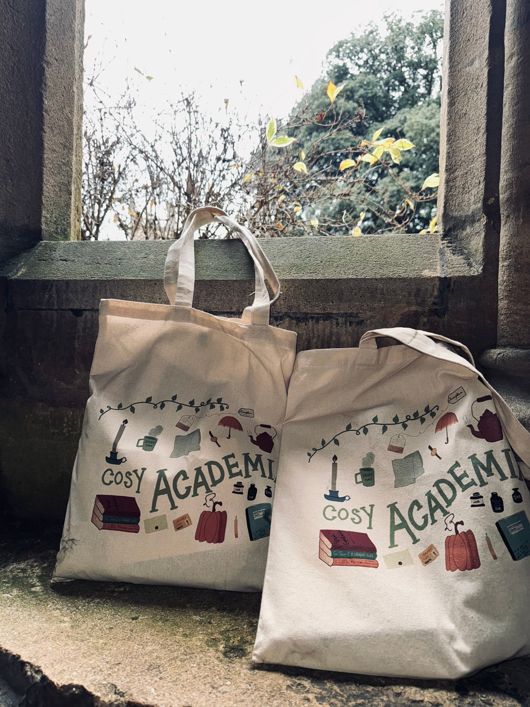 Cosy Academia Tote Bag